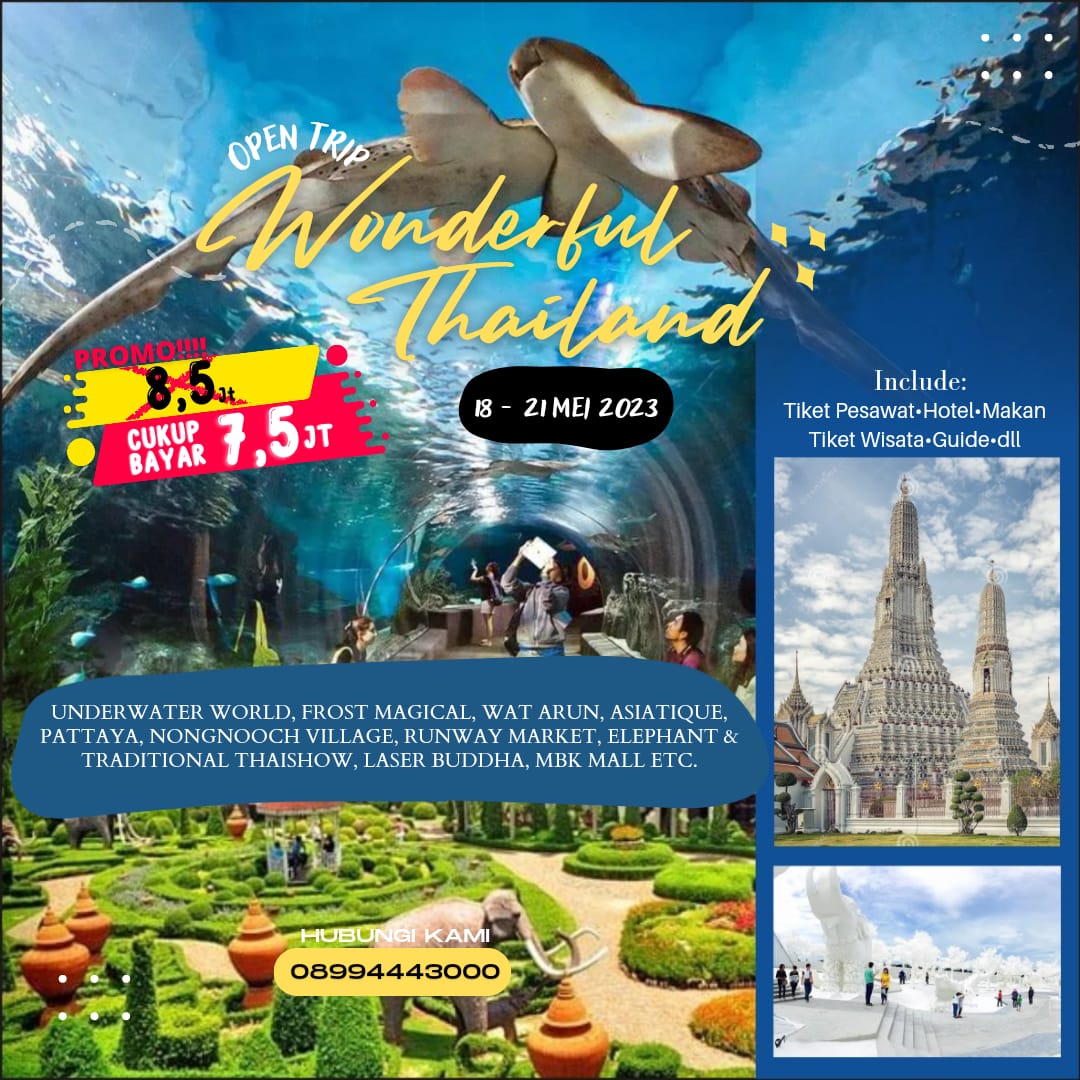 Open Trip Wonderful Thailand